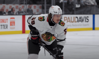 Chicago Blackhawks forward Tyler Bertuzzi pictured during the 2024-25 NHL Season.